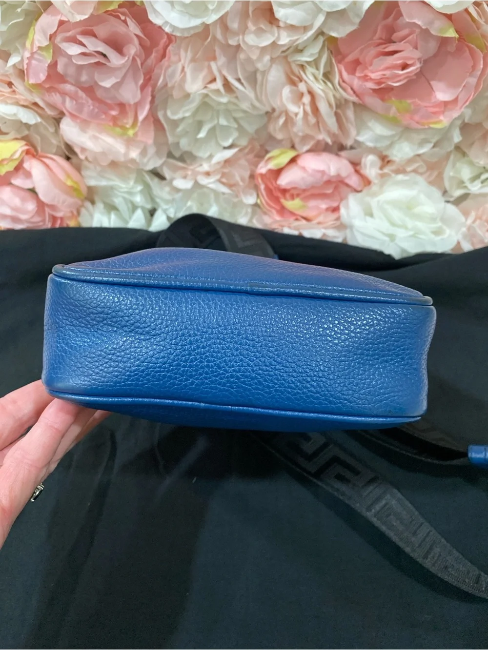 Versace leather camera 60”